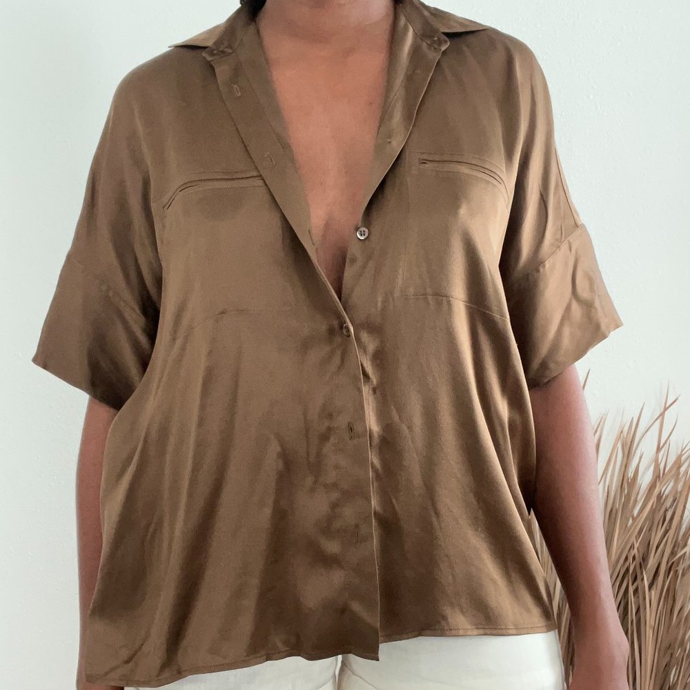 Vince silk tee